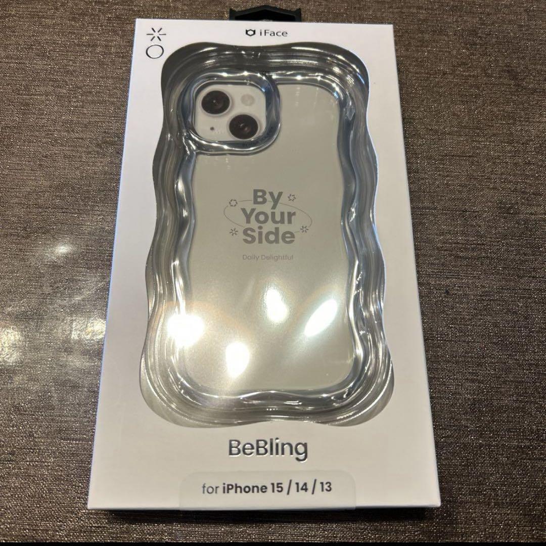 新品　iface BeBling iPhone15/14/13シルバー