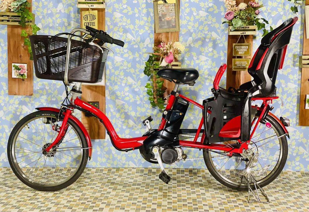 殿堂 1198パナソニック3人乗り対応20インチ子供乗せ電動アシスト 自転車本体