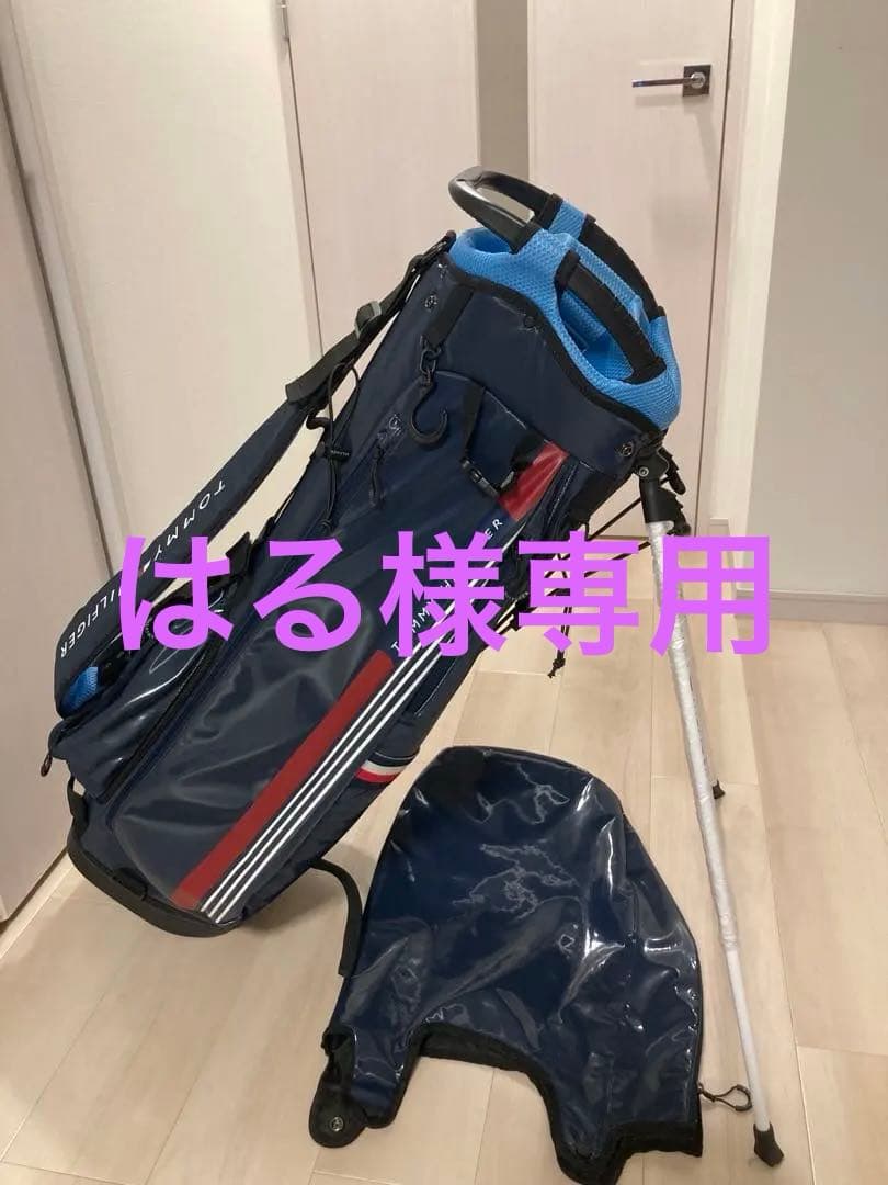トミーヒルフィガー ゴルフスタンドバッグ ネイビーTOMMY HILFIGER