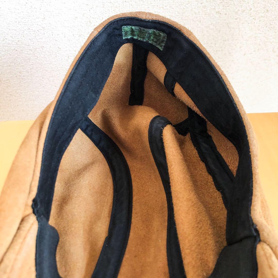 ハンチング キャップ スウェード スエード レザー