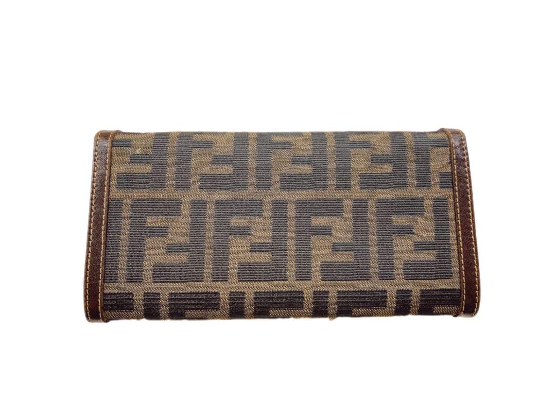 【極美品】FENDI フェンディ 長財布 ズッカ柄 箱付き