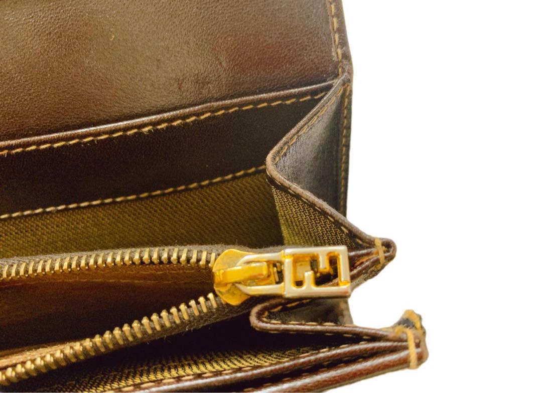【極美品】FENDI フェンディ 長財布 ズッカ柄 箱付き