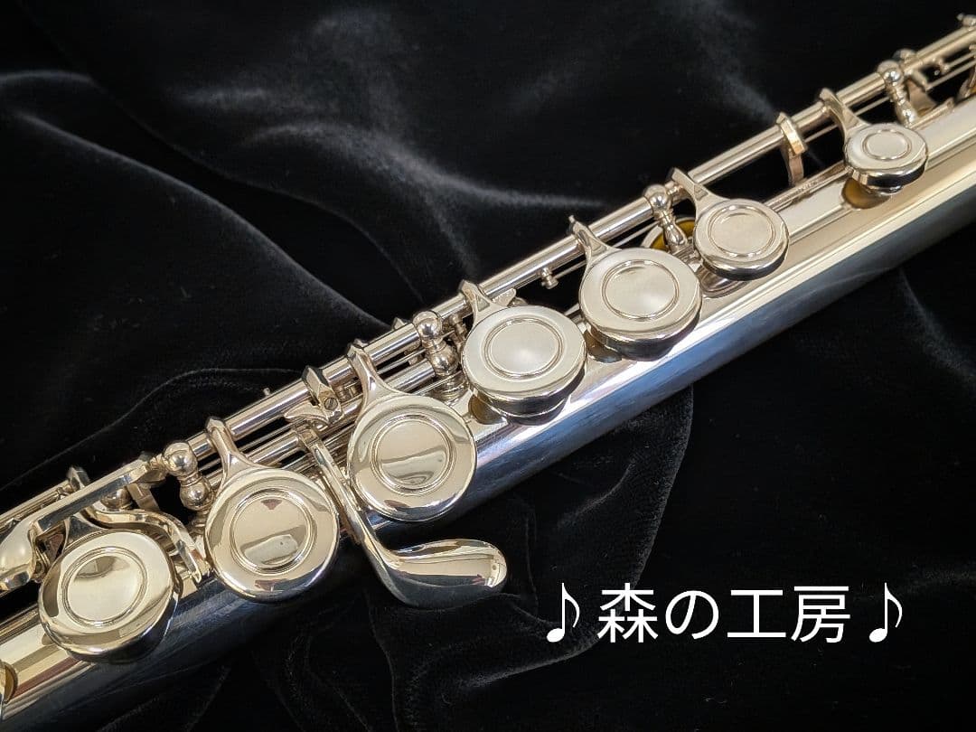 中古フルート専門店‼️部活応援‼️管体銀製 ヤマハフルート YFL411 E