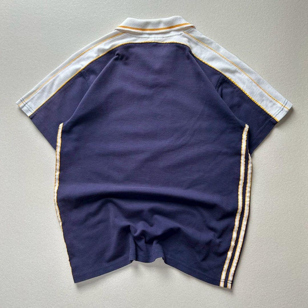 注目のブランド 着画あり】00s メルカリ - 万国旗タグ shirt polo adidas トップス