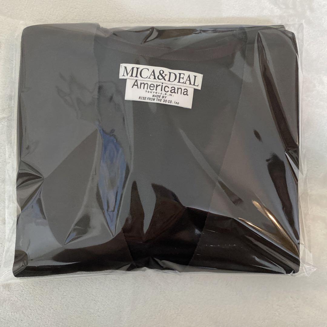 MICA&DEAL Americana バックロゴプリント スウェット 茶色