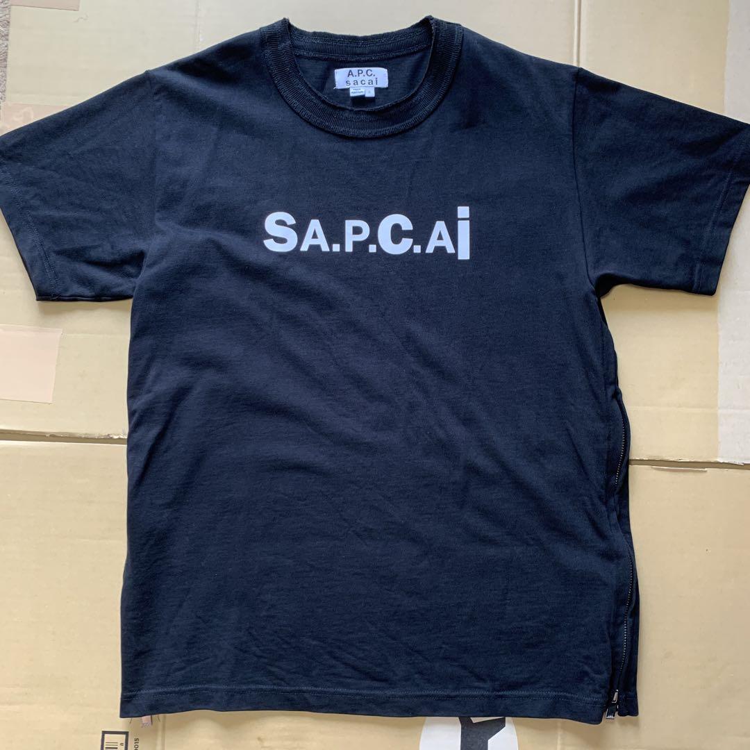 sacai × A.P.C. しっかりした生地のTシャツ sacai × A.P.C Tシャツ
