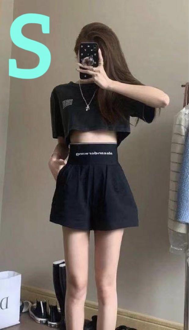 Alexanderwang 2点セット Tシャツ ミニショーツ S