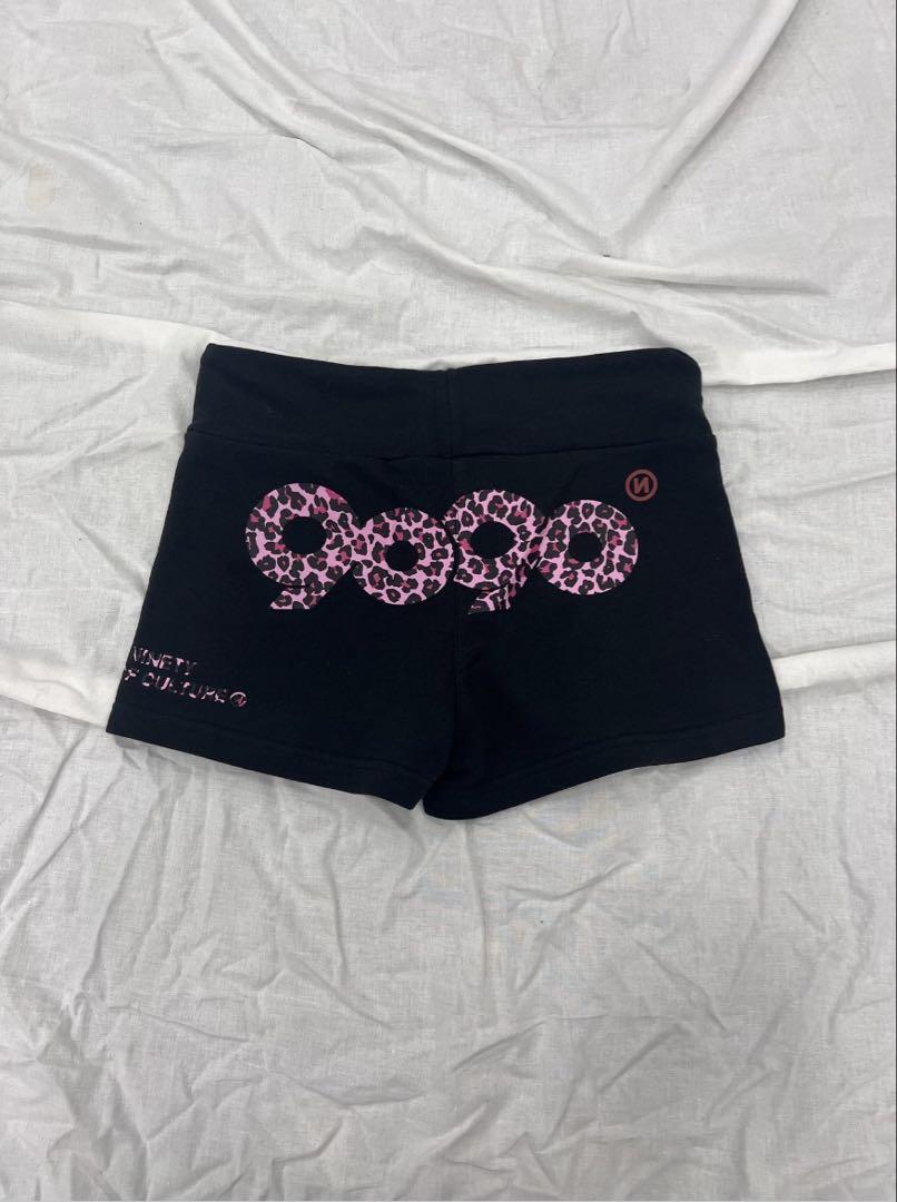 Mサイズ 90 Logo Girl Micro Shorts 黒ピンク