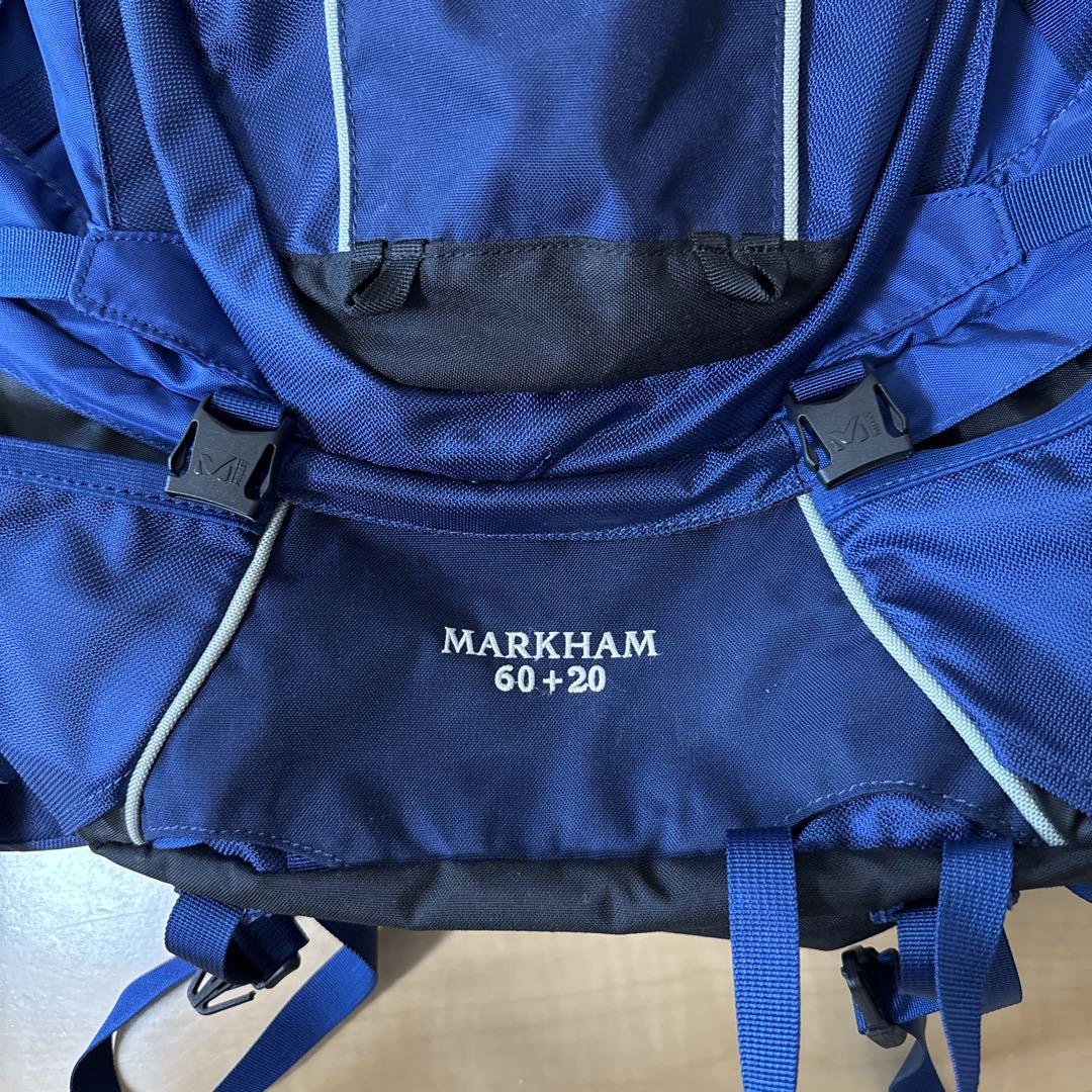 MILLET MARKHAM 60+20 ネイビー バックパック