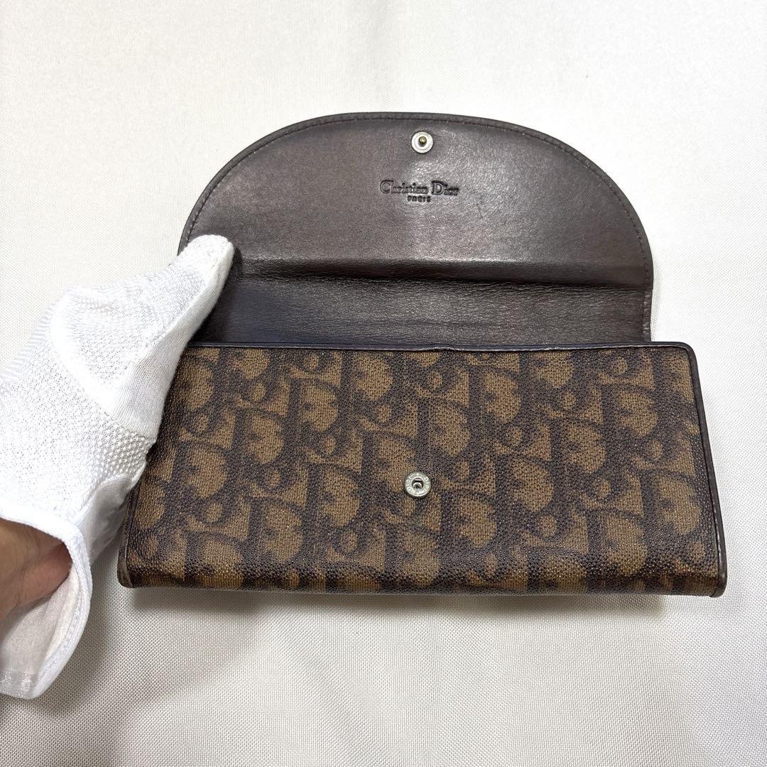 Christian Dior ディオール トロッター柄 リボン 長財布 Christian Dior ディオール トロッター柄 リボン 長財布 - メルカリ