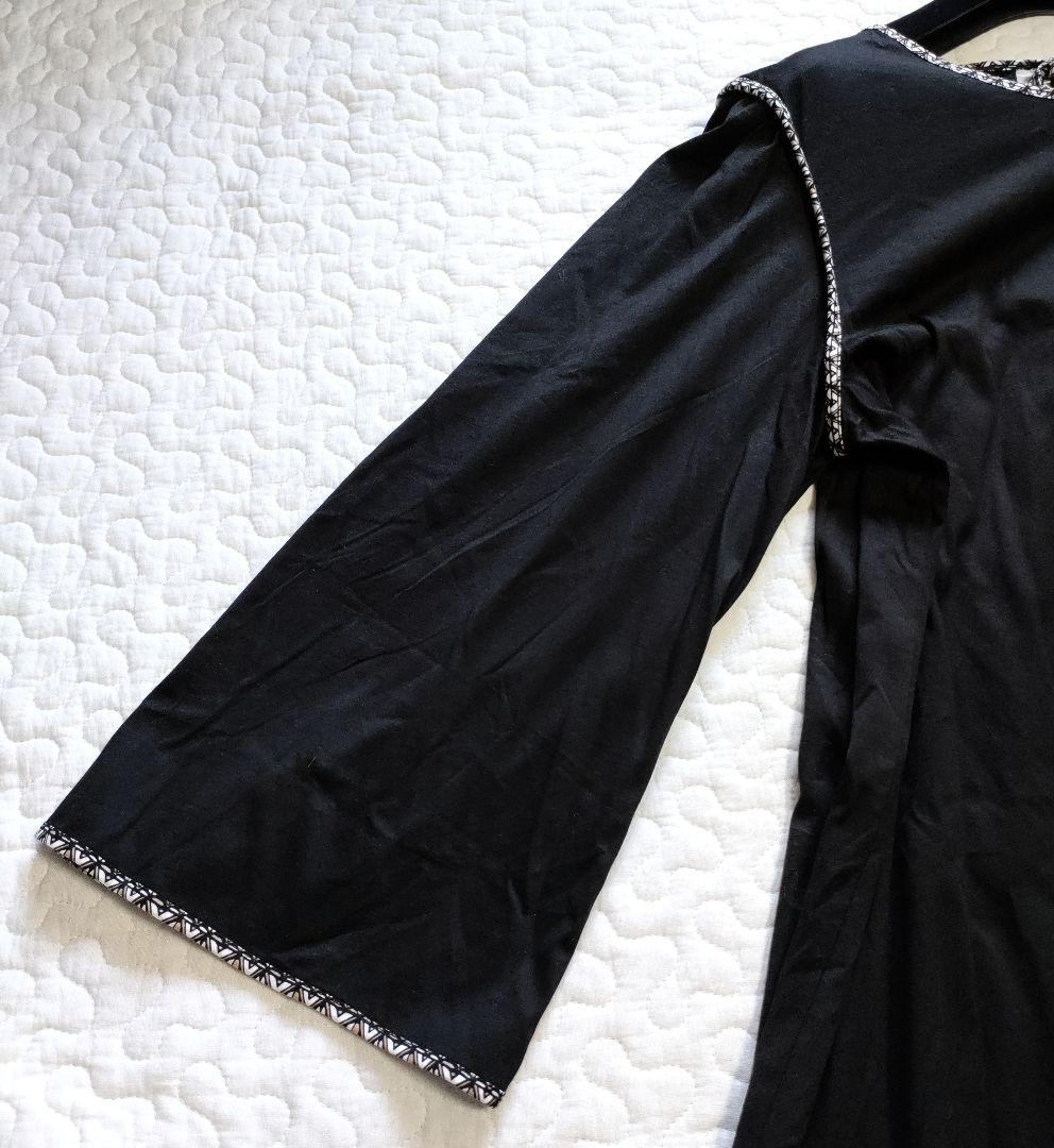 新品】WEEKEND MaxMara 膝丈ワンピース ゆったり 黒 L