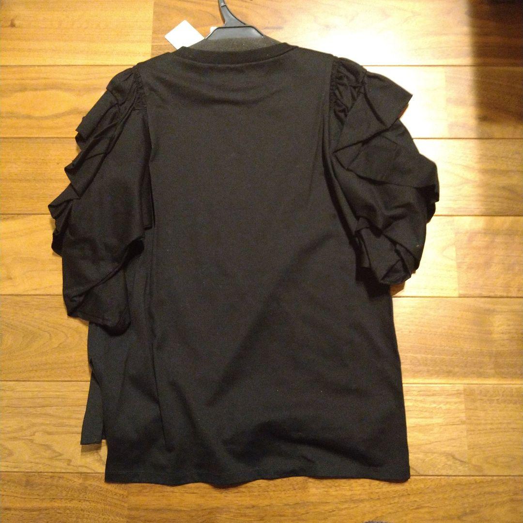 未使用タグ付き ランバンオンブルー Tシャツ ブラック