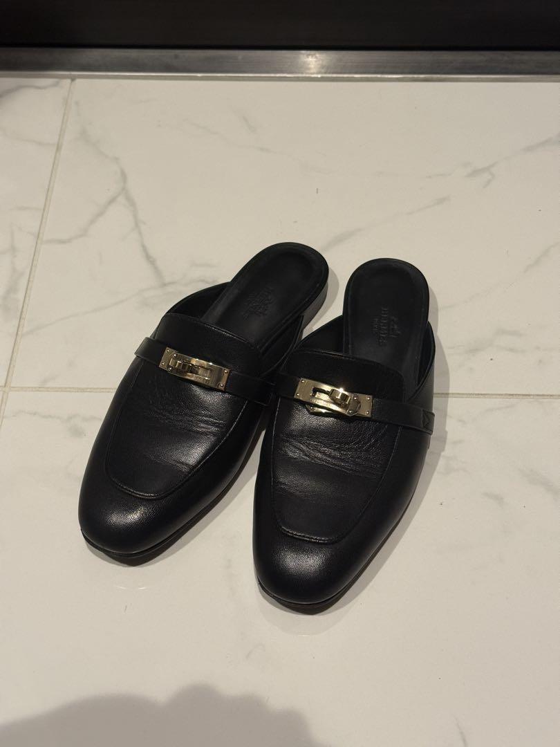 HERMES ミュール　オズ　ブラック36 1/2