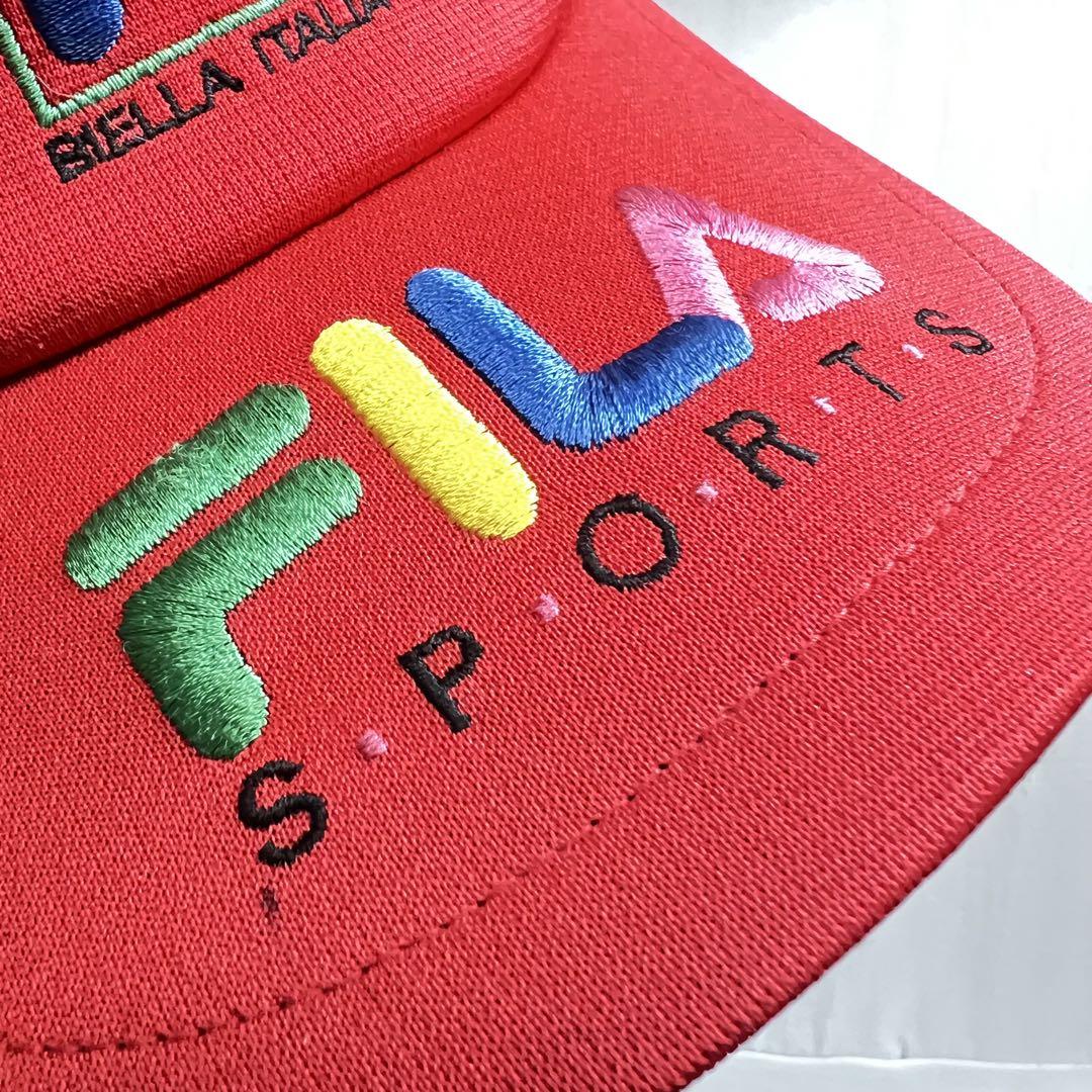 当時物 希少【カラフル刺繍】ビンテージ 90s FILA オールド