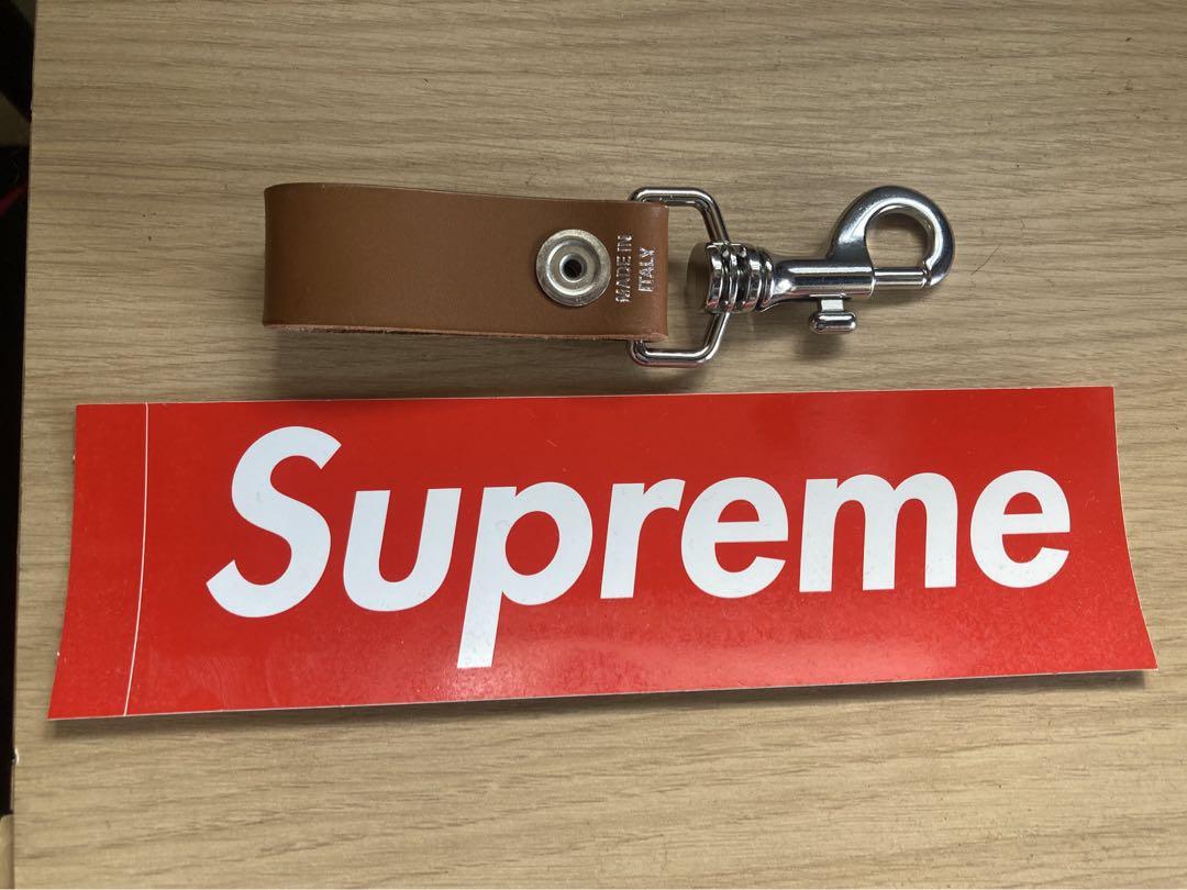 supreme leather keyloop シュプリーム キーループ