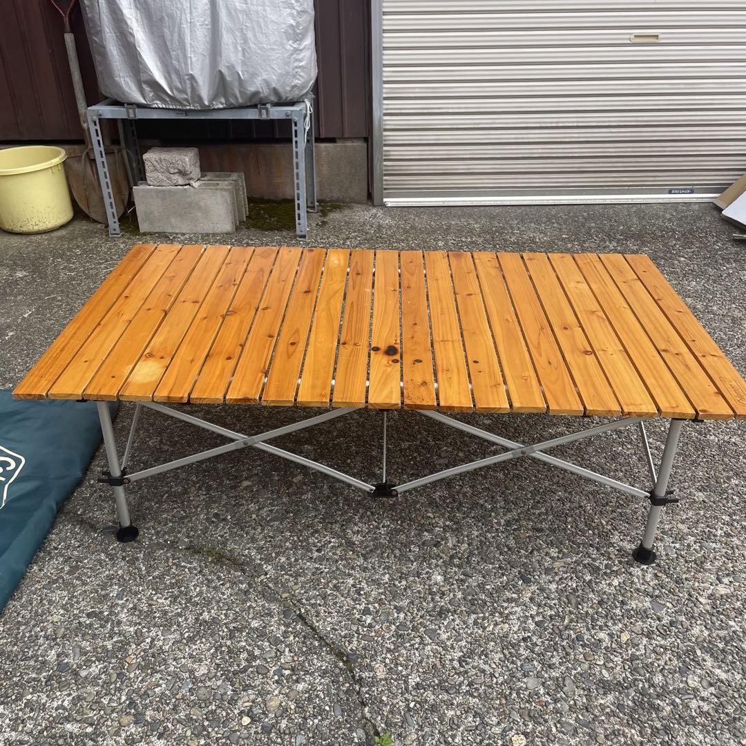 Coleman ナチュラルウッドロールテーブル110