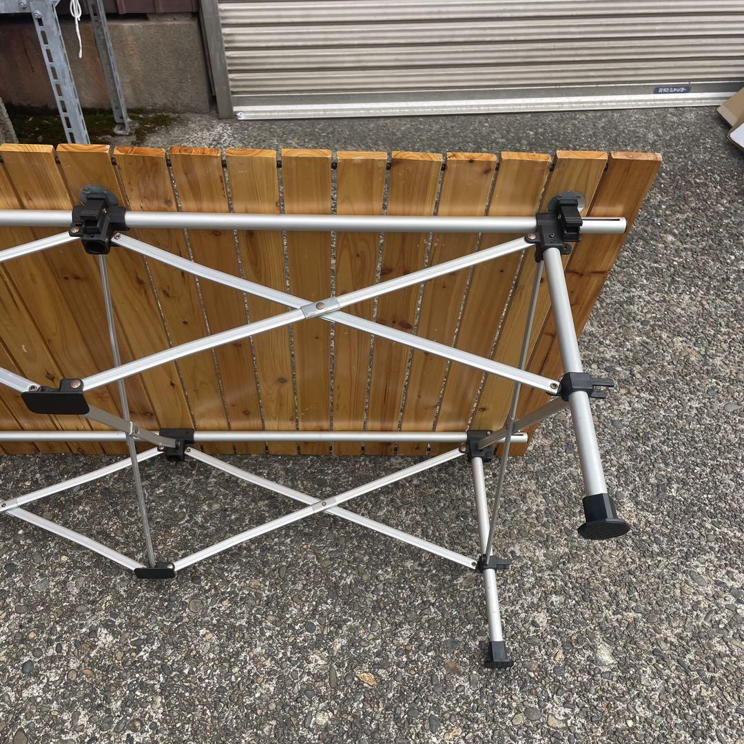 Coleman ナチュラルウッドロールテーブル110