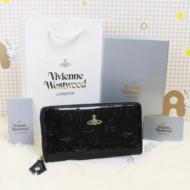 Vivienne Westwood ☆レディース 長財布 ☆黒・箱付