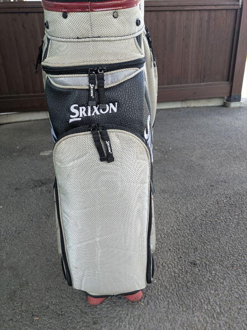 Srixon キャディバッグ シルバー/ブラック/レッド