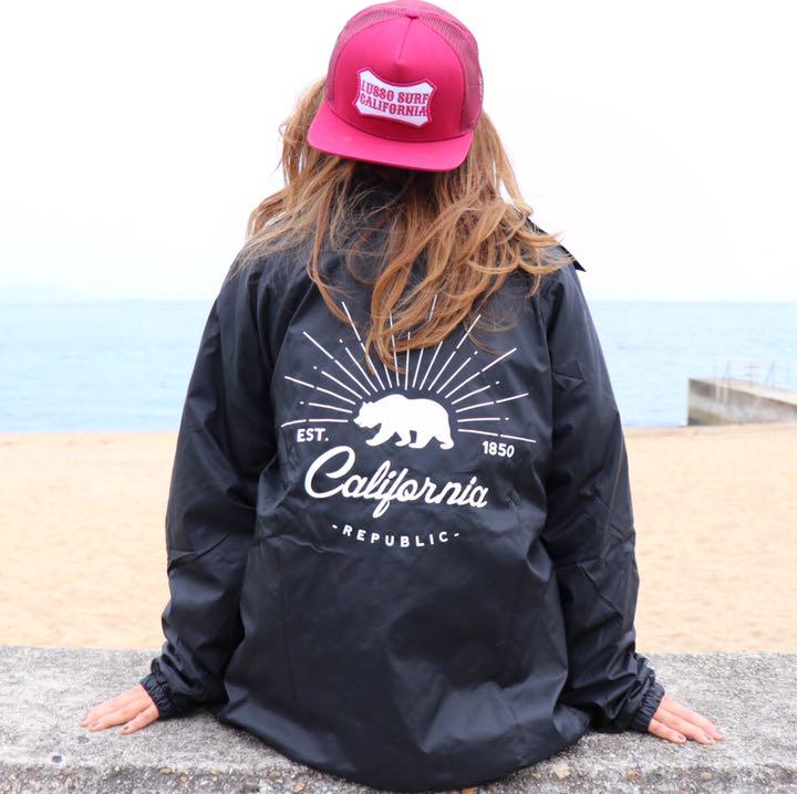 ストリート系コーデ コーチジャケット Sサイズ RVCA puO1G-m58479440139 LUSSO SURF 在庫好評