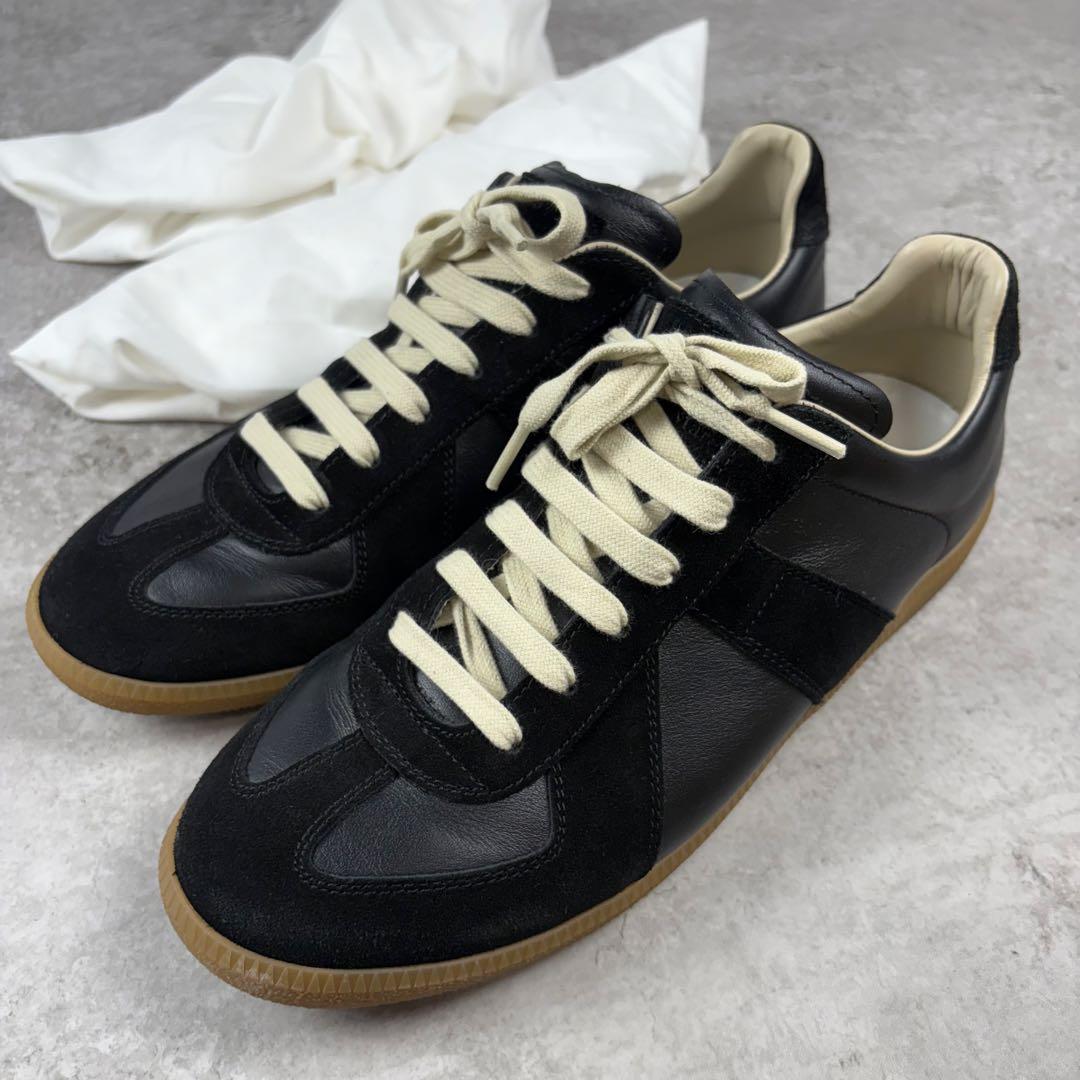 Maison Margielaメゾンマルジェラ ジャーマントレーナー サイズ43 Maison Margiela メゾンマルジェラ ジャーマントレーナー 43 黒 - メルカリ