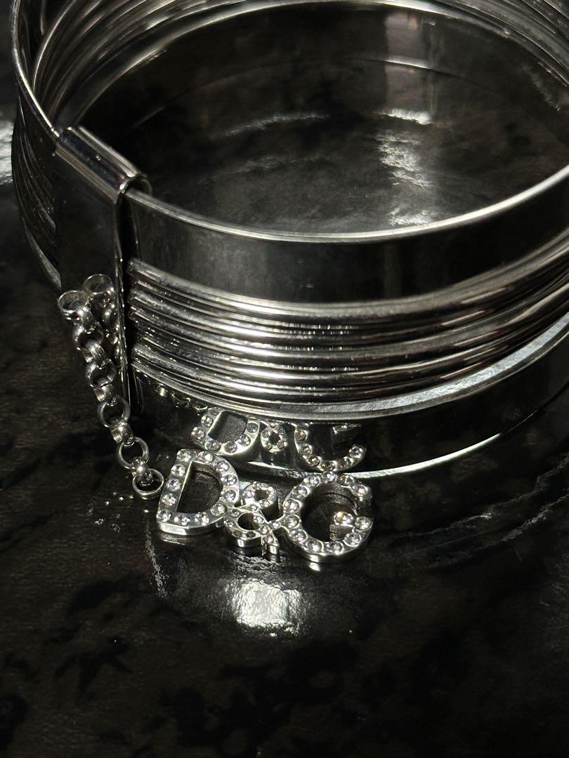 アクセサリー DOLCE&GABBANA 00s Logo Silver Bangle