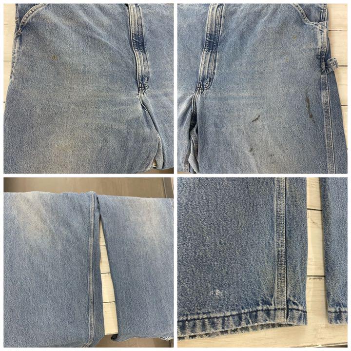 低価国産 90s サロペット オーバーオール 44×32 rLR2A-m58482183003 カーハート メキシコ製 デニム 定番即納