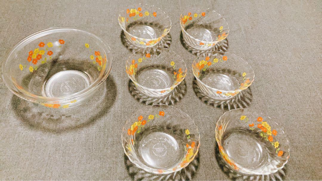 昭和　made in Japan ガラス器セット
