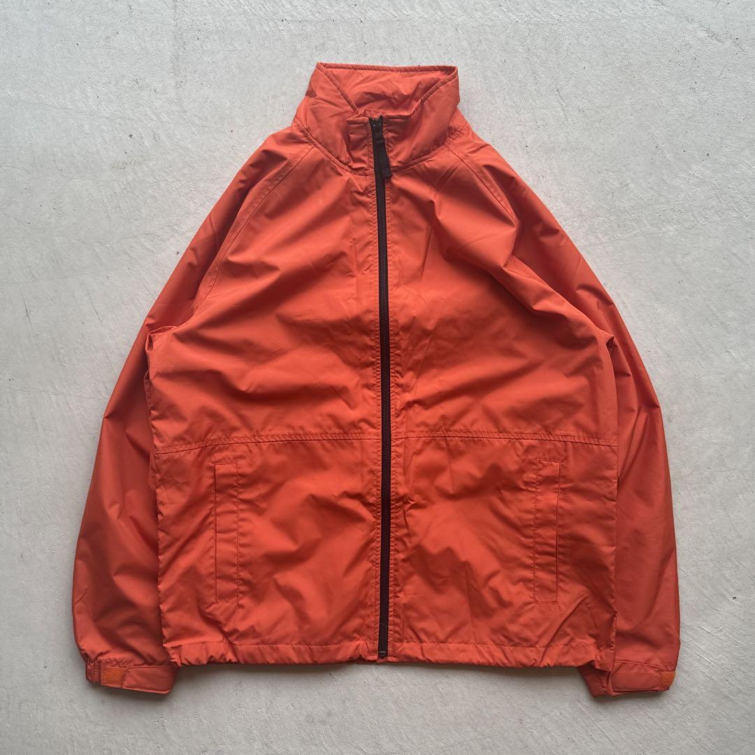 90s old uniqlo nylon jacket オレンジ ナイロン