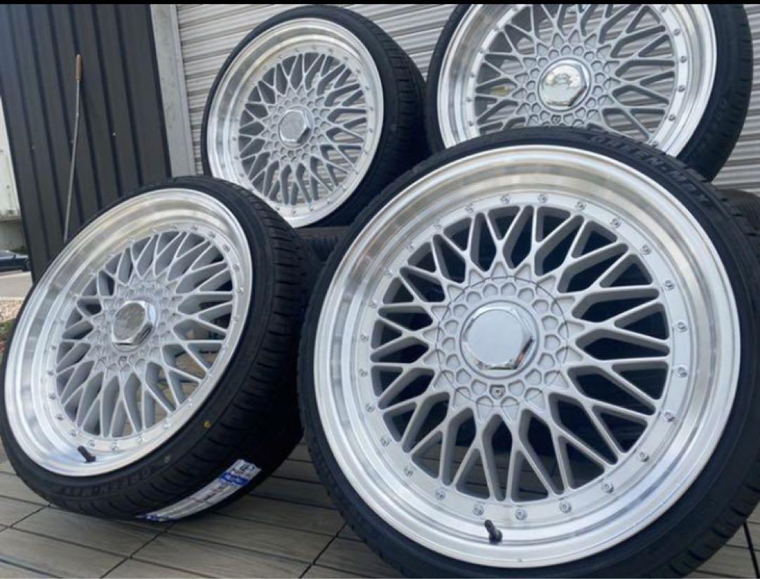 即納‼︎30系50系プリウス等8.5J+42新品SETクラウン