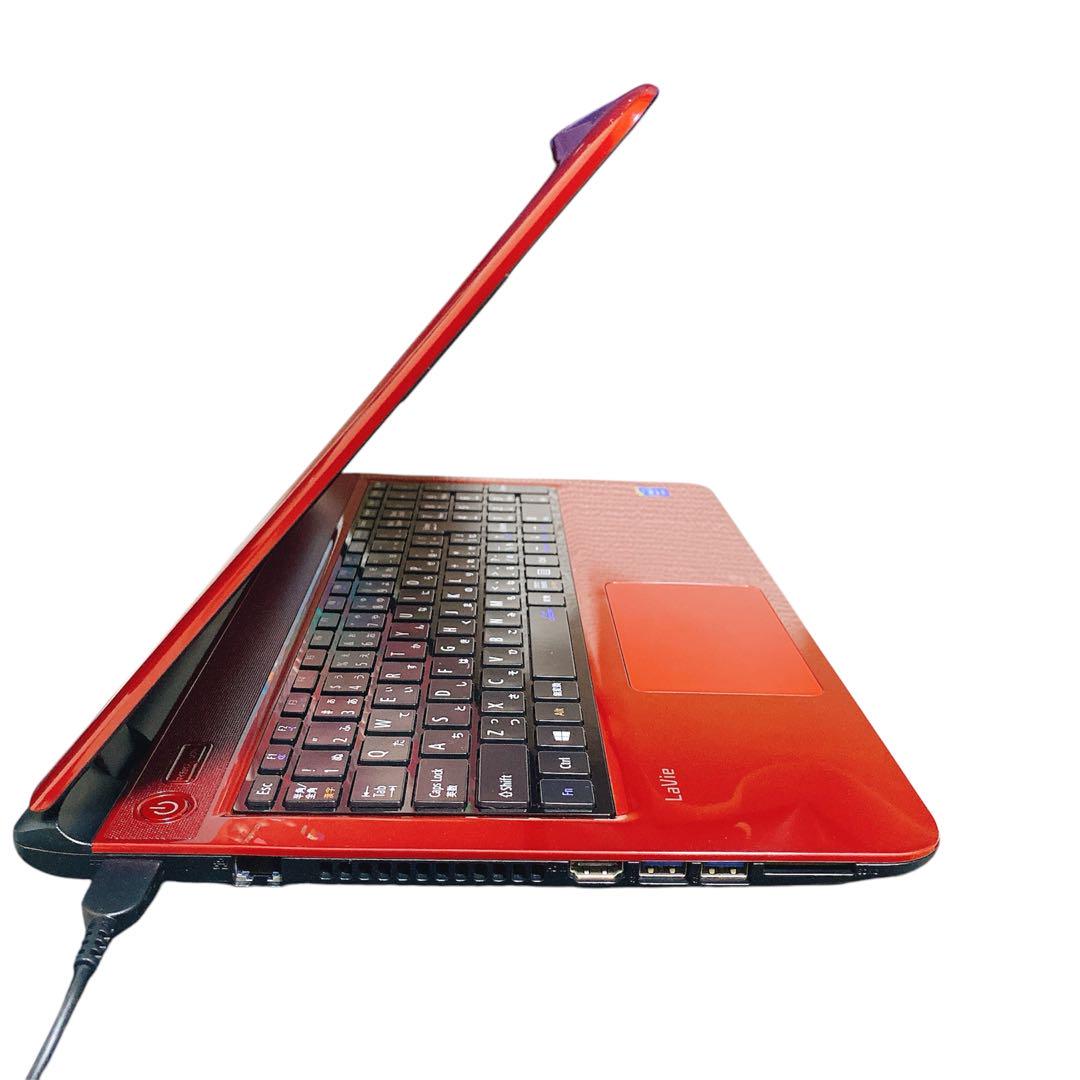 大容量750GBノートPC　赤　Windows11NEC LAVIE LS150 大容量750GBノートPC 赤 Windows11NEC LAVIE LS150 - メルカリ