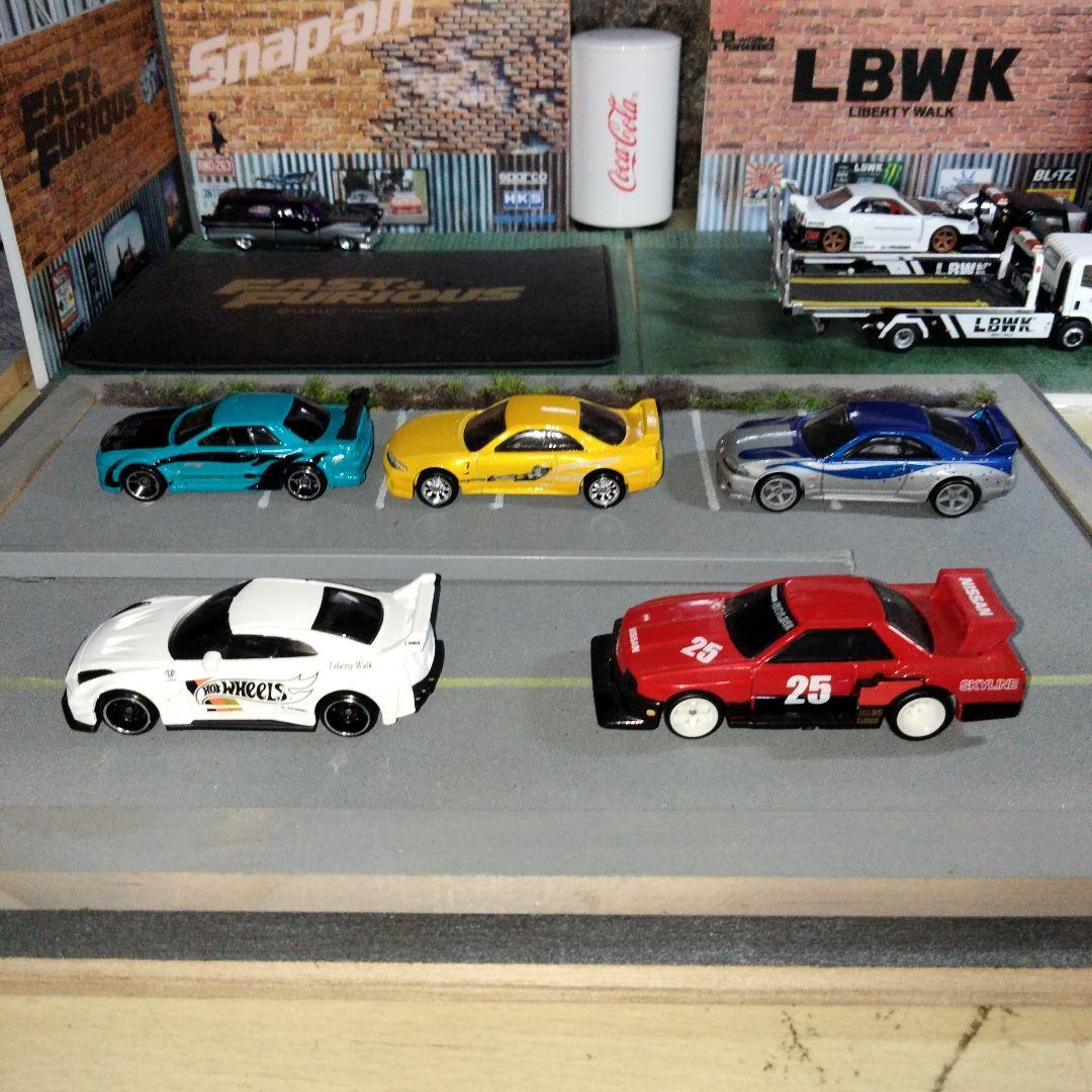 Hot Wheelsスカイライン10台セット ミニカー コレクション