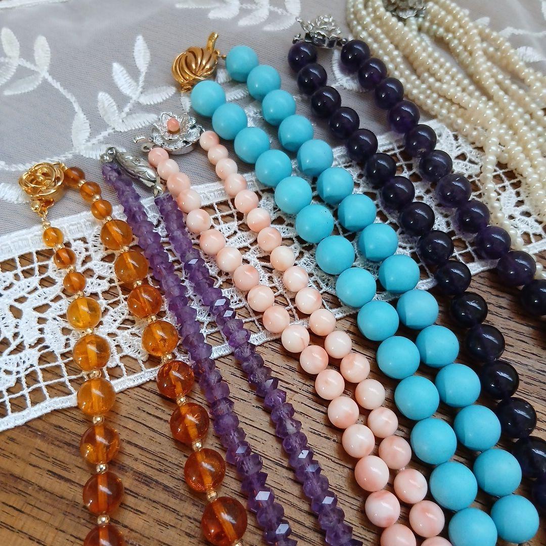 金具 SILVER 素材いろいろ ネックレス10本まとめて!シルバー昭和レトロ 金具 SILVER 素材いろいろ ネックレス10本まとめて!シルバー昭和レトロ