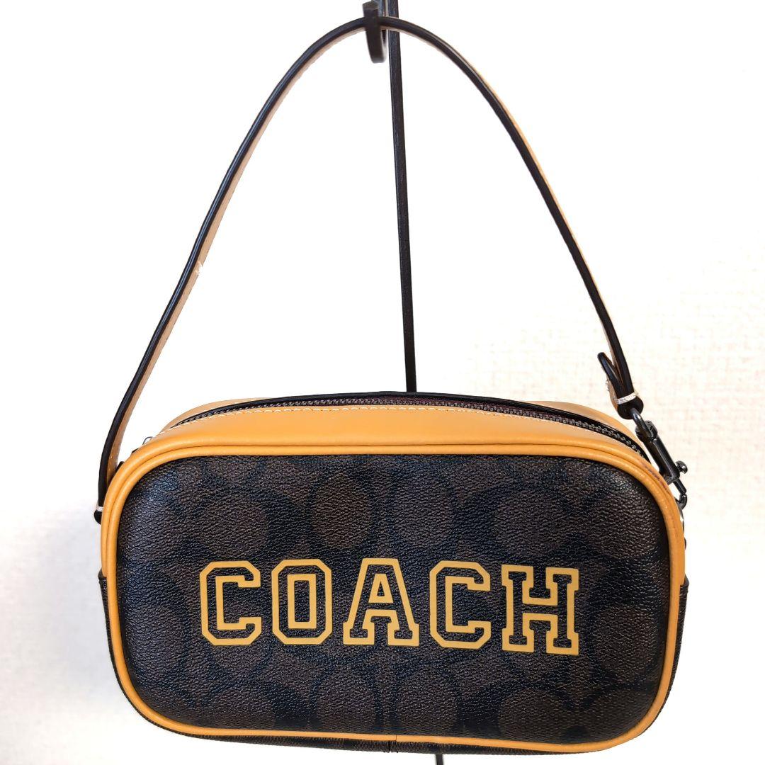 eg30 COACH ミニハンドバッグ ビッグロゴ シグネチャー