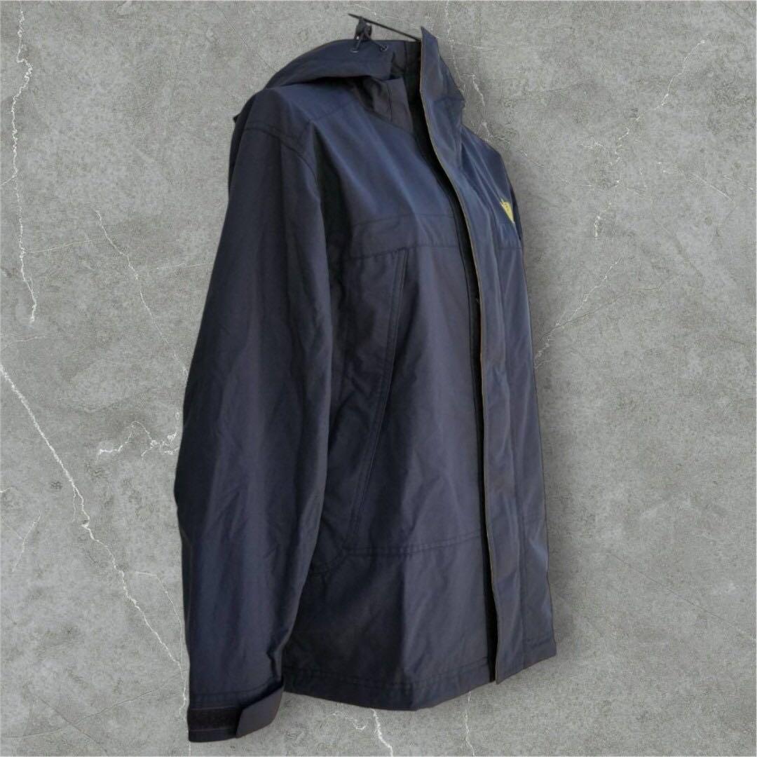 282 ノースフェイス マウンテンパーカー メンズ XS ネイビー 軽量
