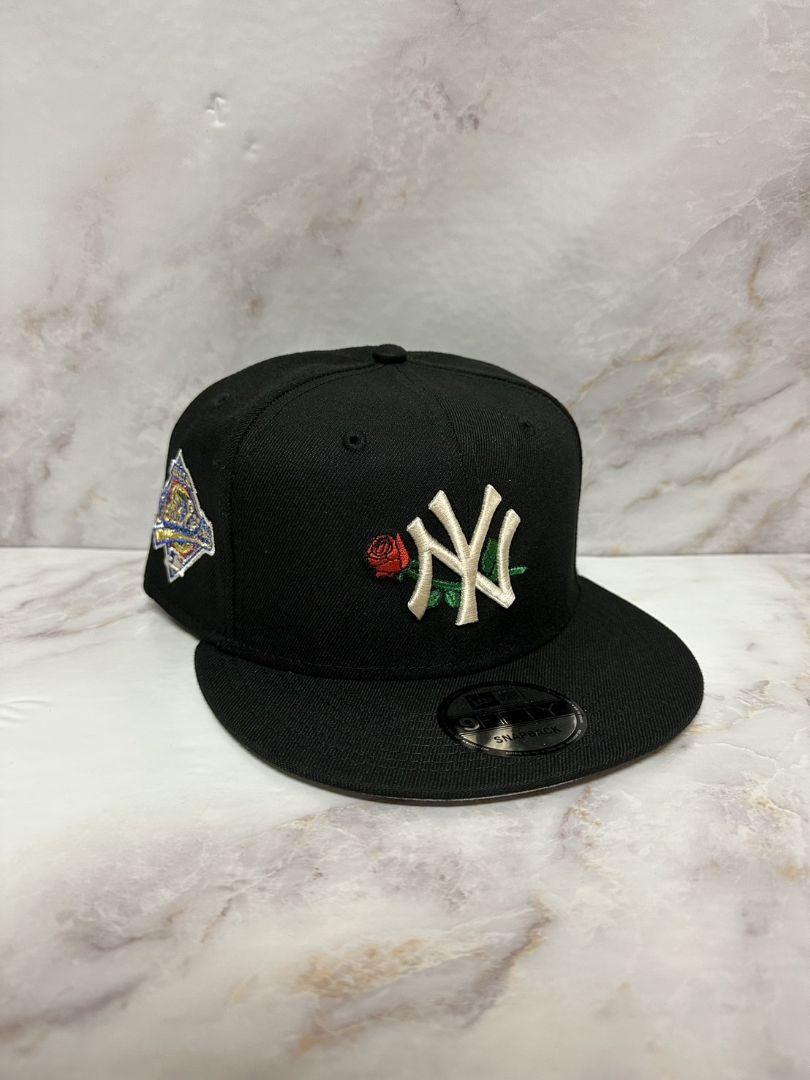 Newera 9fifty ニューヨークヤンキース ワールドシリーズ ローズ刺繍