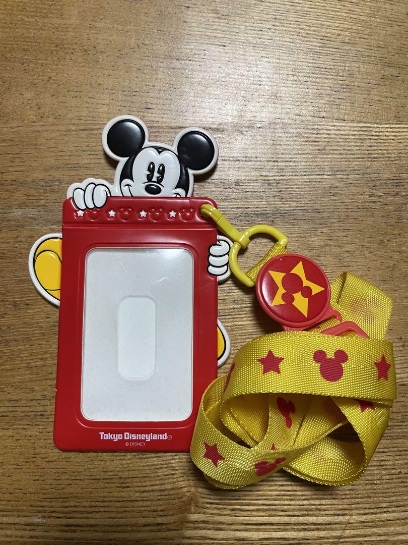 ディズニーリゾート ストラップ付き スマートフォン ストラップ＆カードポケット付き！東京ディズニーランド