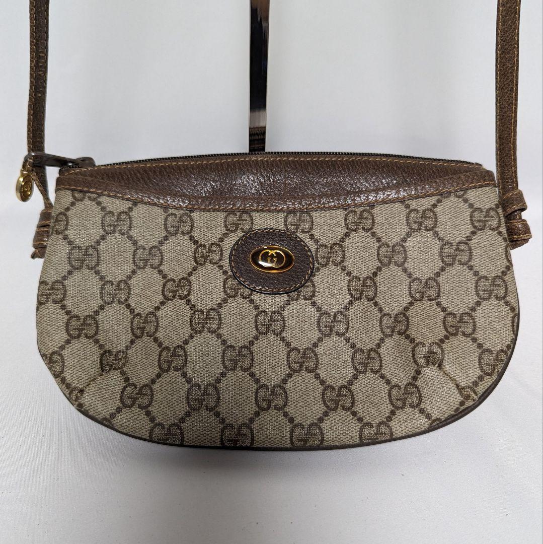 GUCCI グッチ ヴィンテージ オールド GG ショルダー バッグ GUCCI グッチ ヴィンテージ オールド GG ショルダー バッグ