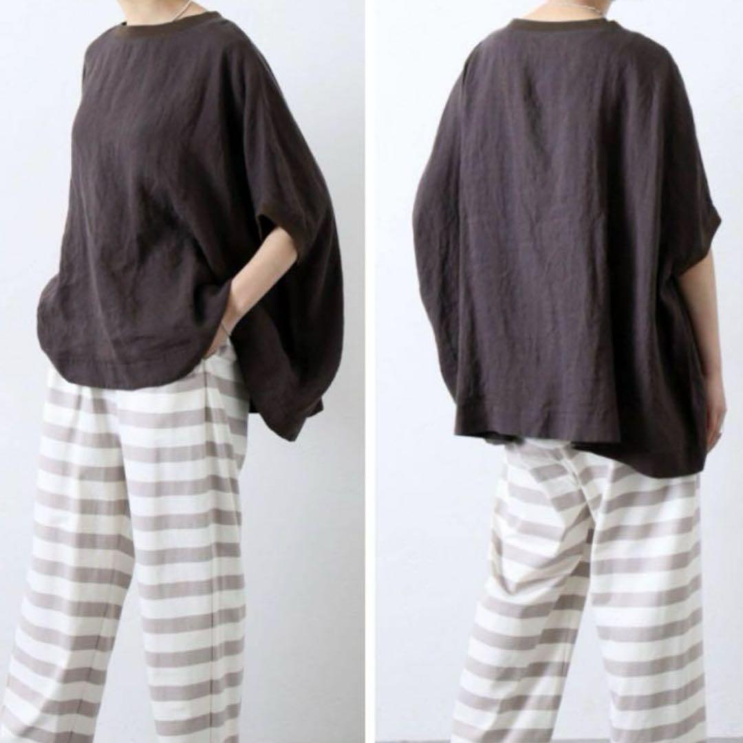 journal standard luxe 60リネンワッシャー ポンチョ