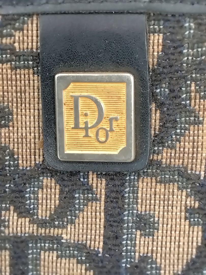 Christian Dior　ヴィンテージクラッチバッグ　トロッター柄　　中古品