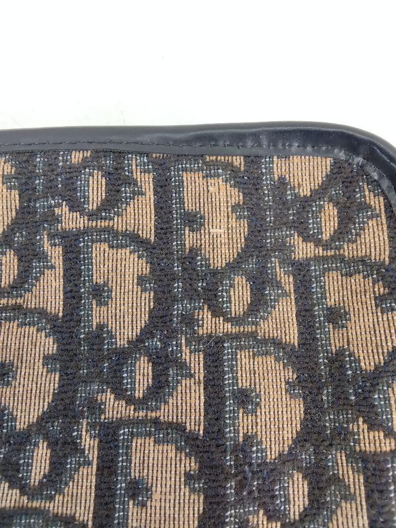 Christian Dior　ヴィンテージクラッチバッグ　トロッター柄　　中古品