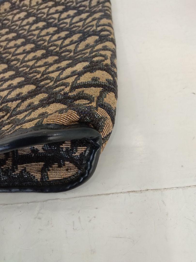 Christian Dior　ヴィンテージクラッチバッグ　トロッター柄　　中古品