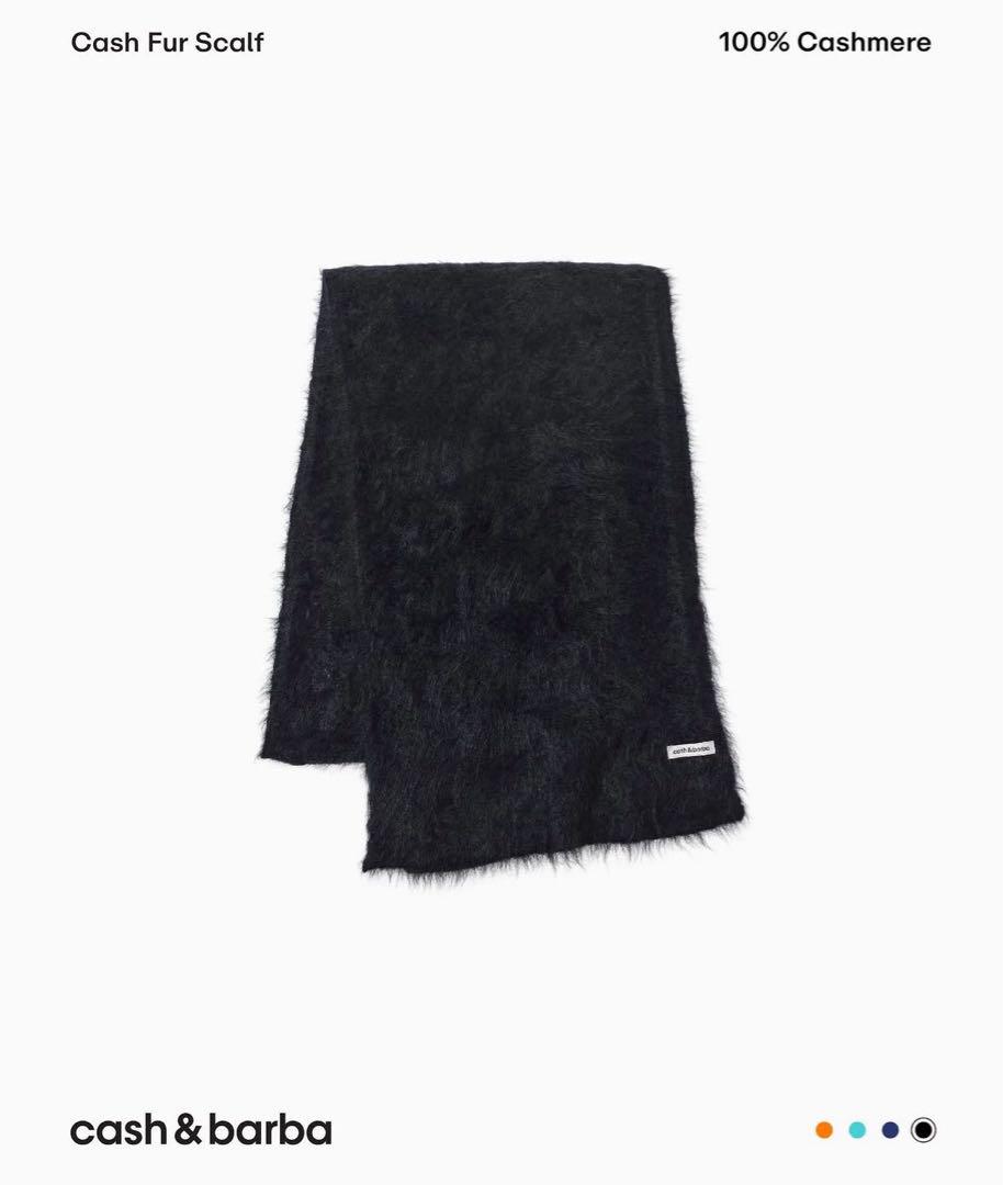 【cash&barba/キャッシュアンドバルバ】カシミヤマフラー 極上】cash and barba 『Cash Fur Scalf』マフラー - メルカリ
