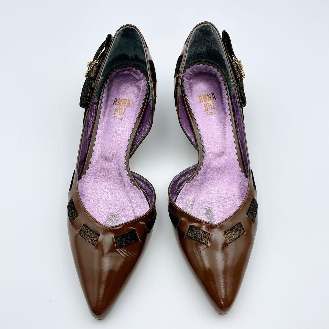 anna sui アナスイ パンプス 厚底 ベロア ベルベット ★新品 23.5 楽天市場】アナスイ パンプス（靴）の通販