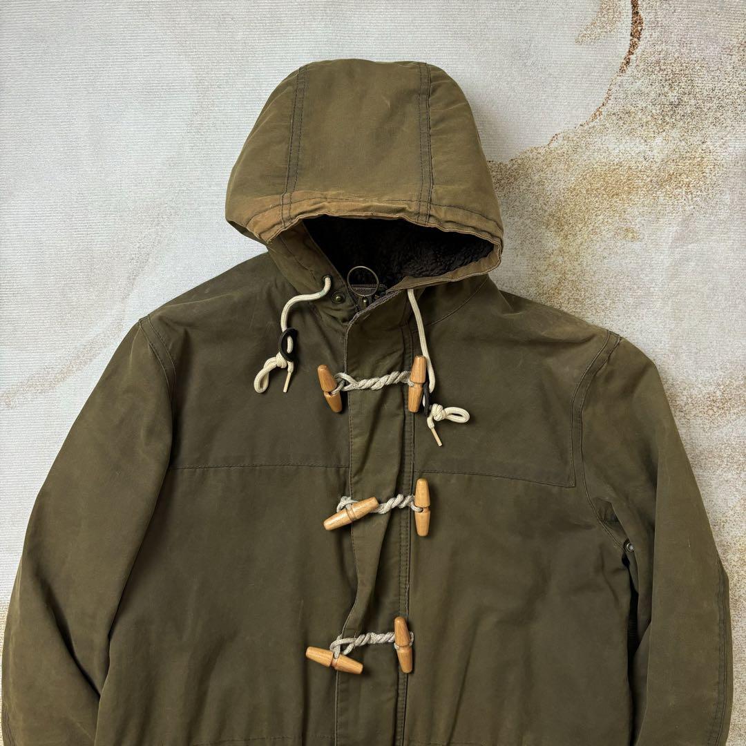 【ぺーら】70’s〜90’s古着Barbourオイルドダッフルコート