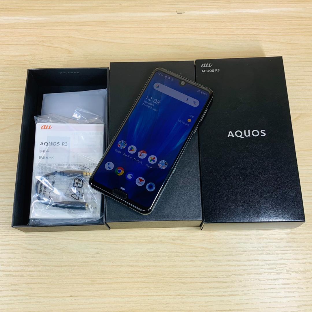 美品 Simフリー AQUOS R3 SHV44 ブラック P10