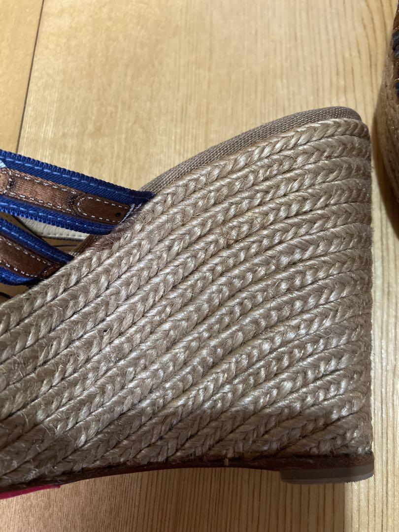 Christian Louboutin サンダル ブラウン・ネイビー