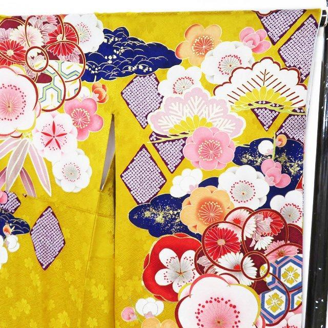 振袖 着物 中古 リサイクル 正絹 身丈167cm L A1002-7