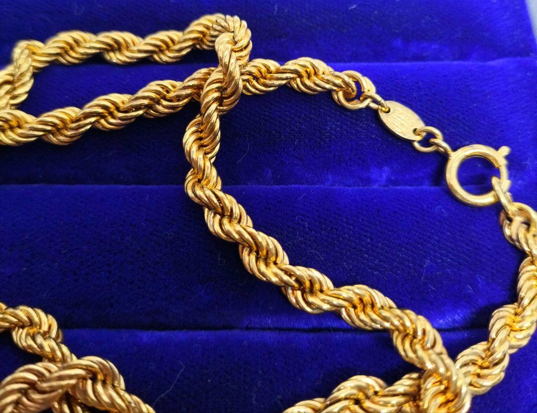 COSMOGOLDネックレス　単品　約32センチ　レトロアクセサリー