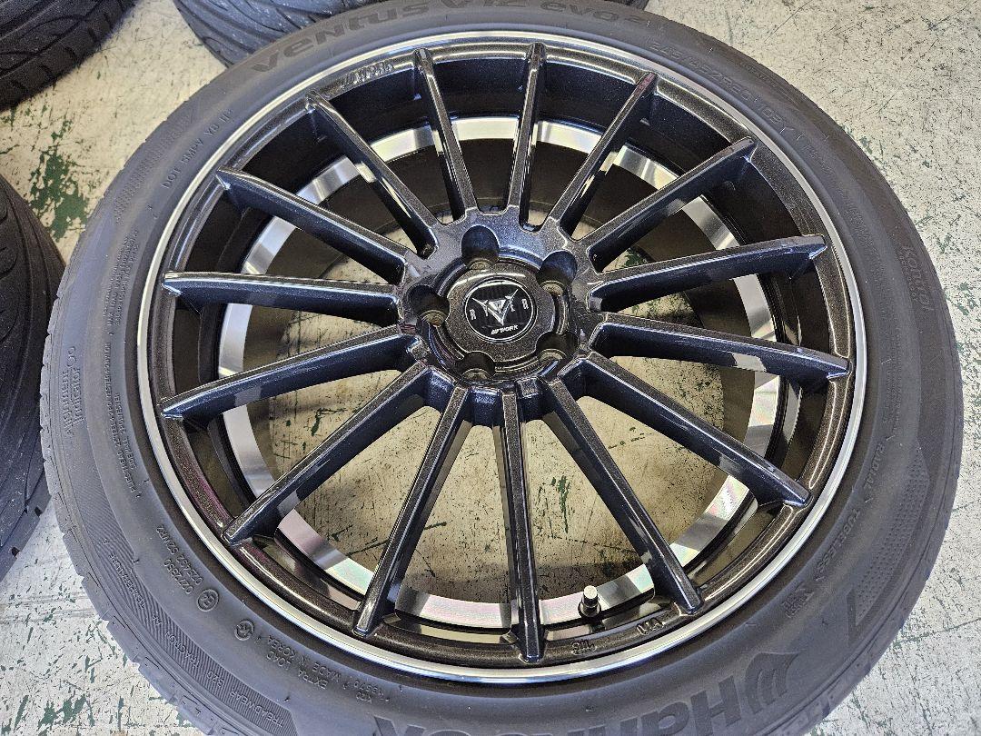 WORK RYVER F015 　20インチ　245/45R20　ホイールセット